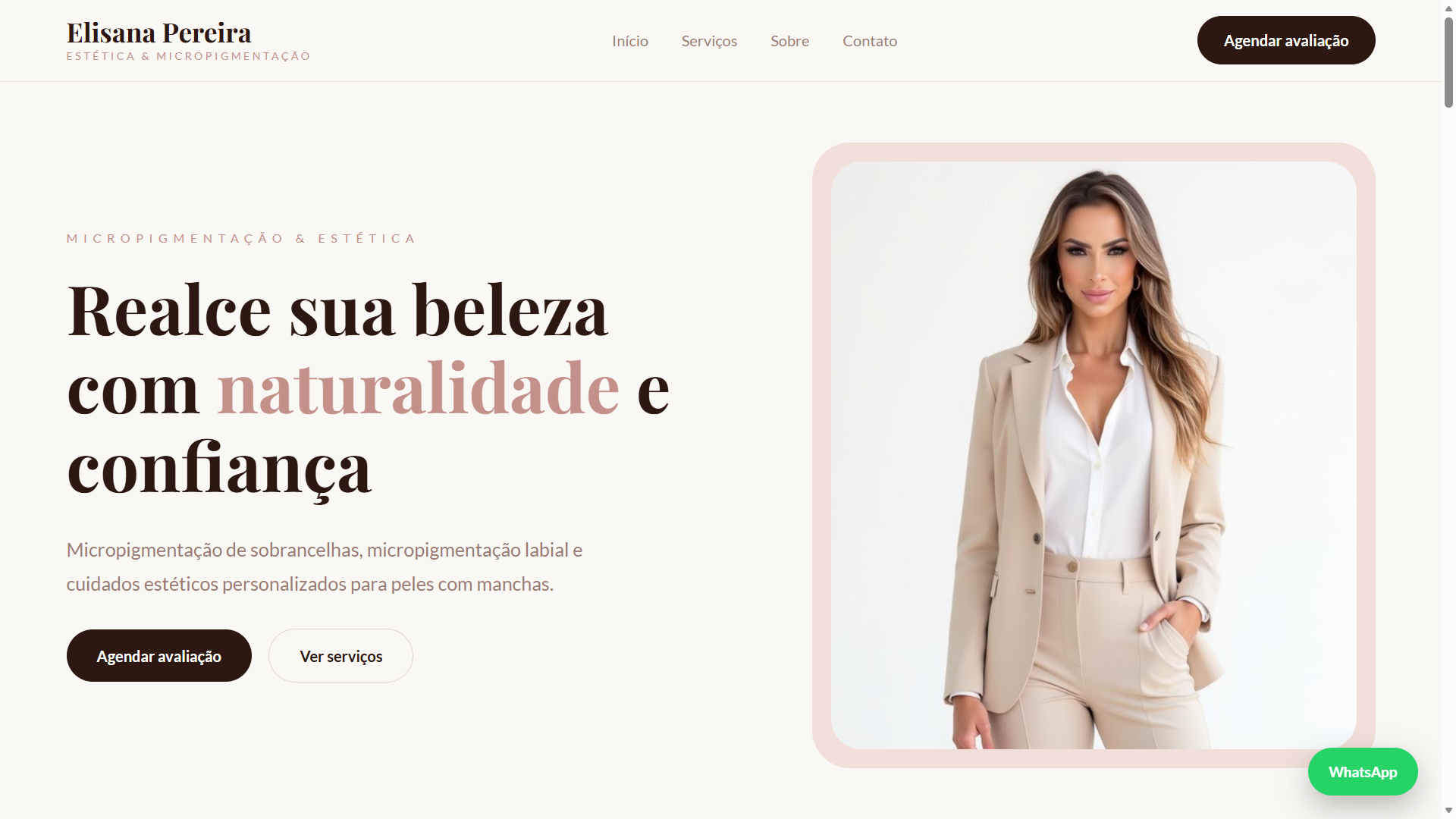 Elisana Pereira website